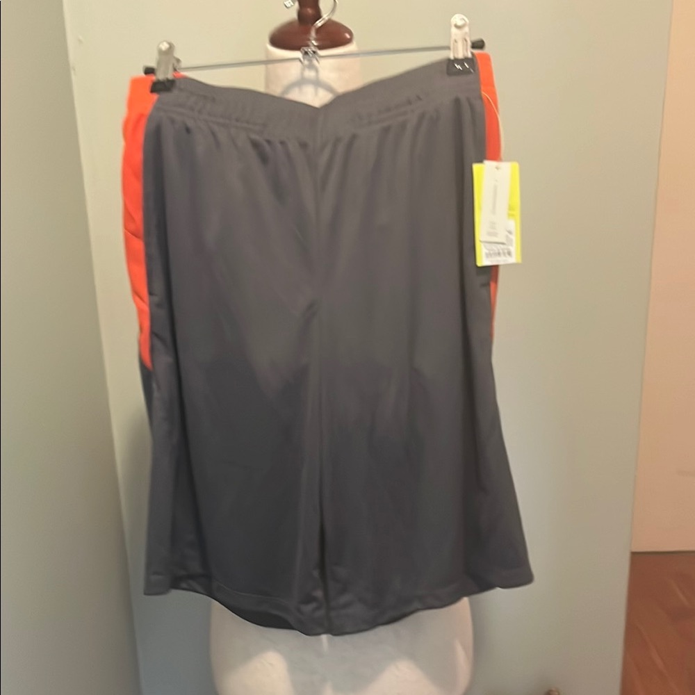 All in Motion Kids Gray and Orange Shorts